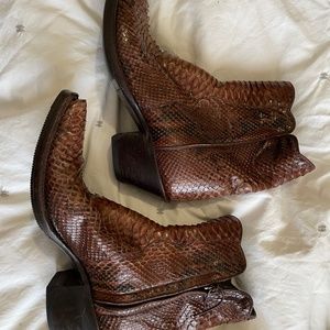 Stallion Boots Women’s handmade Python cowgirl boot